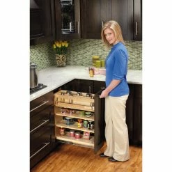 Hot Sale 😀 Rev-A-Shelf Wood Spice Insert Accessory For 448 Series Soft Close Organizer, 7" ⌛ -YBM Sales Store b40188bd0e7a5cff 8032 w800 h800 b0 p0