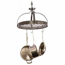 Discount 🔔 Enclume Dutch Crown With 18 Hooks, 🔨 Hammered Steel 😍