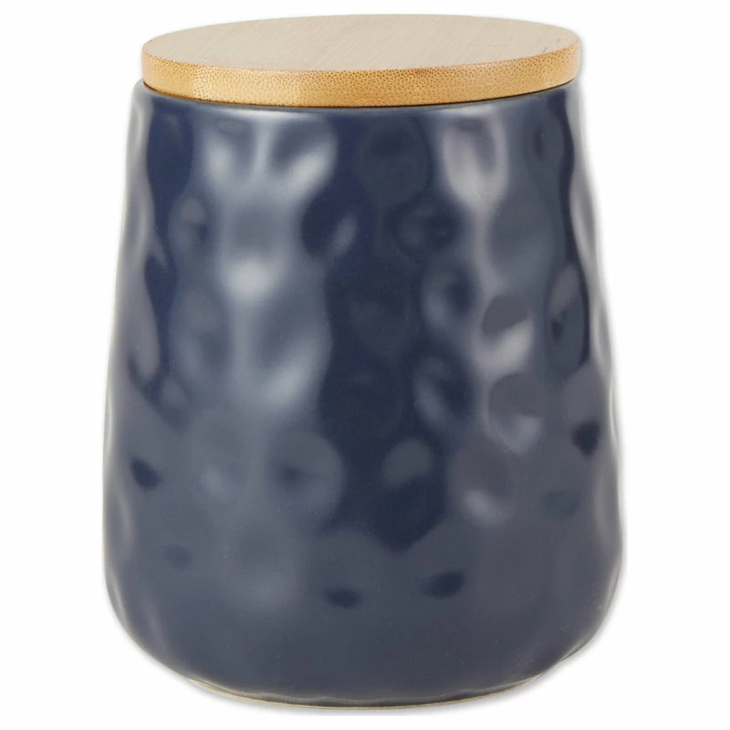 Coupon ๐ Design Imports Indigo Blue Matte Dimple Texture Ceramic Canister (Set Of 2) ๐ 5 Coupon ๐ Design Imports Indigo Blue Matte Dimple Texture Ceramic Canister (Set Of 2) ๐ - Image 5