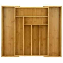 Top 10 💯 Heim Concept Bamboo Expandable 6 - 8 Slots Utensils Organizer ❤️