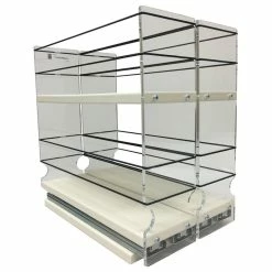 YBM Sales Store 27 Best Pirce 👍 Vertical Spice 33x2x11 Spice Rack Drawer, Cream 🥰