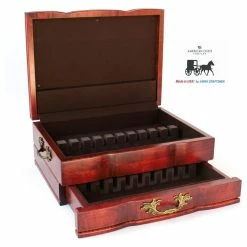 Buy 🤩 American Chest F02C GRANDEUR 1-Drawer Flatware Chest, Solid Cherry With Heritage Cherry Finish 🔔 -YBM Sales Store ca31a8a000c74313 5942 w800 h800 b1 p0