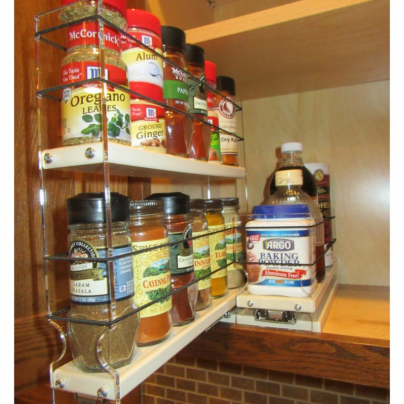 Best Pirce ✨ Vertical Spice 23x2x11 Combo Drawers, Cream 😀 3 Best Pirce ✨ Vertical Spice 23x2x11 Combo Drawers, Cream 😀 - Image 3