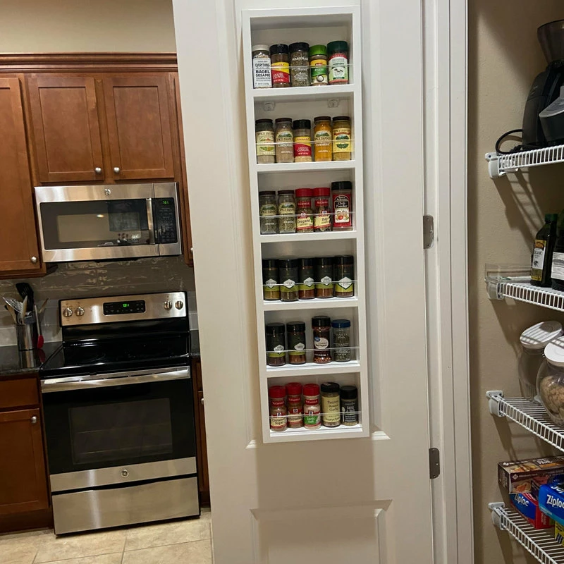 Buy 🧨 Timber Tree Cabinets Citrus Unfinished On The Wall Spice Rack 42"h X 14"w X 2.5"d 🥰 12 Buy 🧨 Timber Tree Cabinets Citrus Unfinished On The Wall Spice Rack 42"h X 14"w X 2.5"d 🥰 - Image 12