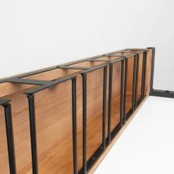 New 😍 American Art Decor, Inc. American Art Decor Rustic Wooden Glass Stemware Organization And Display Rack 🤩 -YBM Sales Store de011af80f2bf220 0250 w800 h800 b0 p0