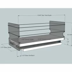 Best deal 🎉 Vertical Spice 5x1x11 Storage Solution Drawer, Cream ❤️ -YBM Sales Store e00145d40a9096d4 5247 w800 h800 b0 p0