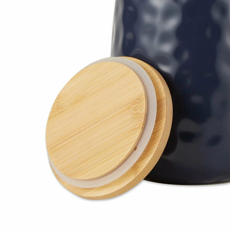 Coupon ๐ Design Imports Indigo Blue Matte Dimple Texture Ceramic Canister (Set Of 2) ๐ 6 Coupon ๐ Design Imports Indigo Blue Matte Dimple Texture Ceramic Canister (Set Of 2) ๐ - Image 6