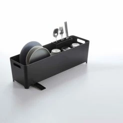 Top 10 ❤️ Yamazaki Home Slim Dish Rack, Plastic, Holds 17.1 Lbs, Black 🤩 -YBM Sales Store e2310b5e025ad91b 2625 w800 h800 b0 p0