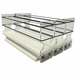 Budget 🥰 Vertical Spice 222x1x11 Spice Rack Drawer, Cream 💯