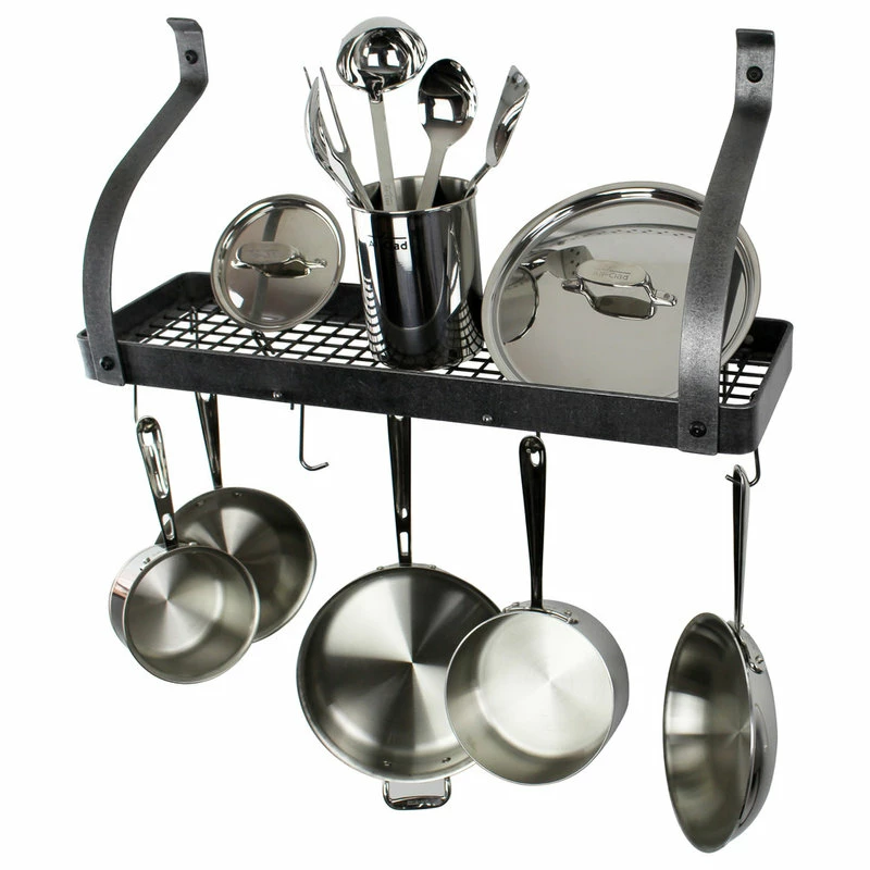 Best deal 🔥 Enclume Handcrafted 30" Gourmet Bookshelf Wall Rack With Curved Arm 👍 2 Best deal 🔥 Enclume Handcrafted 30" Gourmet Bookshelf Wall Rack With Curved Arm 👍 - Image 2