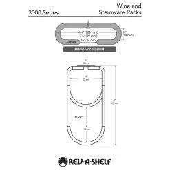 Deals 😍 Rev-A-Shelf 11" Under Cabinet Stemware Holder, Chrome 🎁 -YBM Sales Store ee417a550e7a5cda 8007 w800 h800 b1 p0