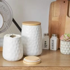 Top 10 โจ Design Imports White Matte Dimple Texture Ceramic Canister (Set Of 2) ๐ 17 Top 10 โจ Design Imports White Matte Dimple Texture Ceramic Canister (Set Of 2) ๐ -YBM Sales Store f341fe990171e51a 9781 w800 h800 b0 p0