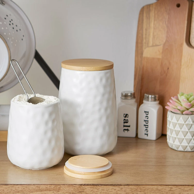 Top 10 โจ Design Imports White Matte Dimple Texture Ceramic Canister (Set Of 2) ๐ 8 Top 10 โจ Design Imports White Matte Dimple Texture Ceramic Canister (Set Of 2) ๐ - Image 8
