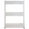 Best Sale 🔔 Chef Buddy Mobile Shelving Unit Organizer With 3 Large Storage Baskets By Everyday Home 🎉
