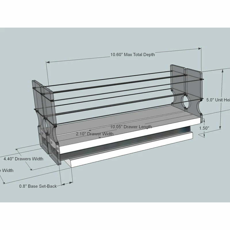 Buy ๐งจ Vertical Spice 22x1x11 Spice Rack Drawer, Cream ๐ 5 Buy ๐งจ Vertical Spice 22x1x11 Spice Rack Drawer, Cream ๐ - Image 5