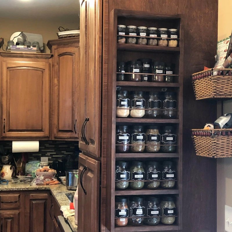 Buy 🧨 Timber Tree Cabinets Citrus Unfinished On The Wall Spice Rack 42"h X 14"w X 2.5"d 🥰 10 Buy 🧨 Timber Tree Cabinets Citrus Unfinished On The Wall Spice Rack 42"h X 14"w X 2.5"d 🥰 - Image 10