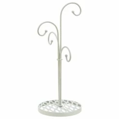 Best Pirce ✔️ Tripar 4 Arm Metal Mug Stand, White 🤩