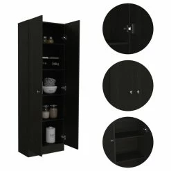 Best deal 😍 FM FURNITURE Virginia Storage Cabinet, Black Wengue 💯 -YBM Sales Store fe910b1b03515890 1837 w800 h800 b1 p0