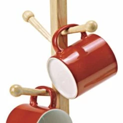 Promo ⭐ Norpro Wood Mug Rack 🤩