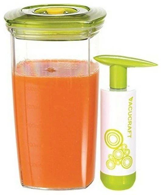 New ๐งจ Vacucraft Juice Saver, 25 Oz, Clear ๐ 1 New ๐งจ Vacucraft Juice Saver, 25 Oz, Clear ๐