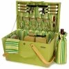 Cheapest 🛒 Picnic & Beyond Spring Blossoms 4-Person Picnic Basket, Green 🎉