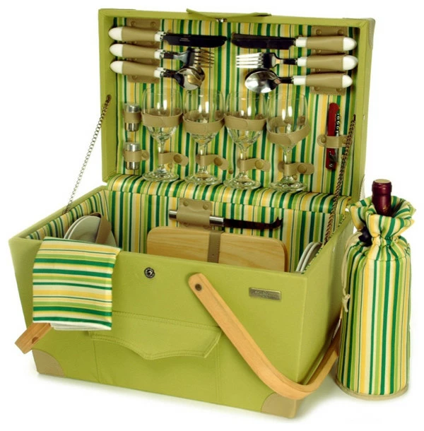 Cheapest 🛒 Picnic & Beyond Spring Blossoms 4-Person Picnic Basket, Green 🎉 1 Cheapest 🛒 Picnic & Beyond Spring Blossoms 4-Person Picnic Basket, Green 🎉