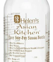 New 👍 Helen Chen's Asian Kitchen Glass 13 Ounce Kolder Stir Fry Sauce Bottle ✔️