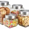 Deals 🤩 HDS Glass Canisters, Set Of 4 🥰