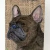 Budget 🌟 The-store French Bulldog On Faux Burlap With Pine Cones Ultra Beverage Insulators For Sli ✔️