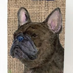 Budget 🌟 The-store French Bulldog On Faux Burlap With Pine Cones Ultra Beverage Insulators For Sli ✔️