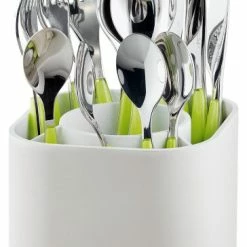 Best Pirce 🥰 Guzzini Kitchen Apple Green Fill And Drain Cutlery Drainer 🥰