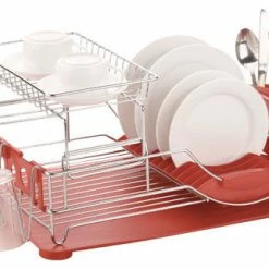 Wholesale 🌟 HDS Dish Drainer Deluxe, Red ❤️