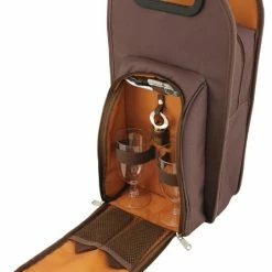 New 🥰 True Brands Brown Metropolitan 2 Bottle Tote 🛒