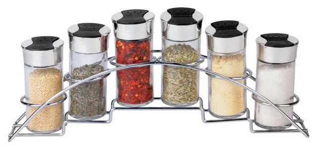 Discount ✨ HDS 6 Piece Spice Rack Set Half Moon ✔️ 1 Discount ✨ HDS 6 Piece Spice Rack Set Half Moon ✔️