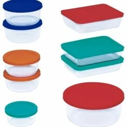 Deals 🎁 World Kitchen, LLC Pyrex Glass Storage Set With Lids, 18-Piece 🎉