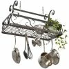 Budget ✨ Enclume Decor Large Basket Pot Rack 🔨 Hammered Steel ⭐