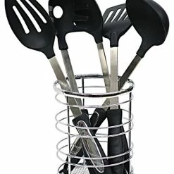 Budget 💯 HDS TRADING CORP Home Basics Chrome Cutlery Holder ✔️