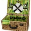Best deal 🛒 Picnic & Beyond Spring Leaf 4-Person Picnic Basket 🧨