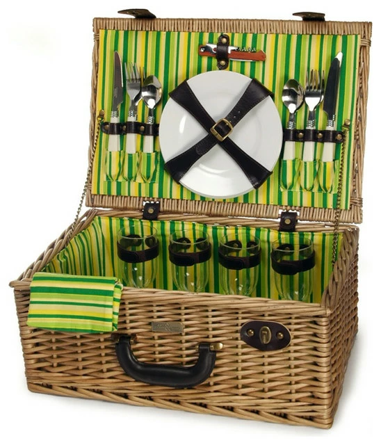 Best deal ๐ Picnic & Beyond Spring Leaf 4-Person Picnic Basket ๐งจ 1 Best deal ๐ Picnic & Beyond Spring Leaf 4-Person Picnic Basket ๐งจ